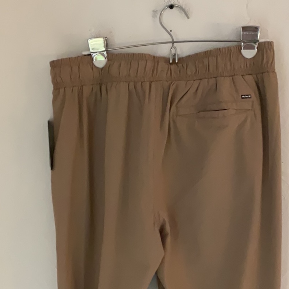 Hurley Active Jogger Exist New Lt Warp Knit Pant, Size M, Bristlecone/Tan, NWT - Picture 3 of 11